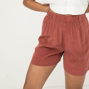 Elizabeth Suzann - Florence Short in Silk Crepe | Rust, Large